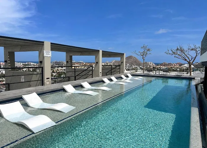 Apartamento Cabo Skyview Retreat- Rooftop Pool & Gym Cabo San Lucas